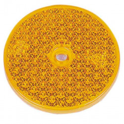 Round reflector (yellow)