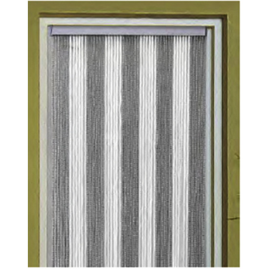 KORDA door curtain 60 x 190cm /white, grey
