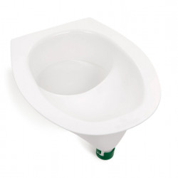 Compostable toilet insert - White