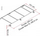 Roof rack for Fiat Ducato, Peugeot Boxer, Citroen Jumper from 2006 onwards