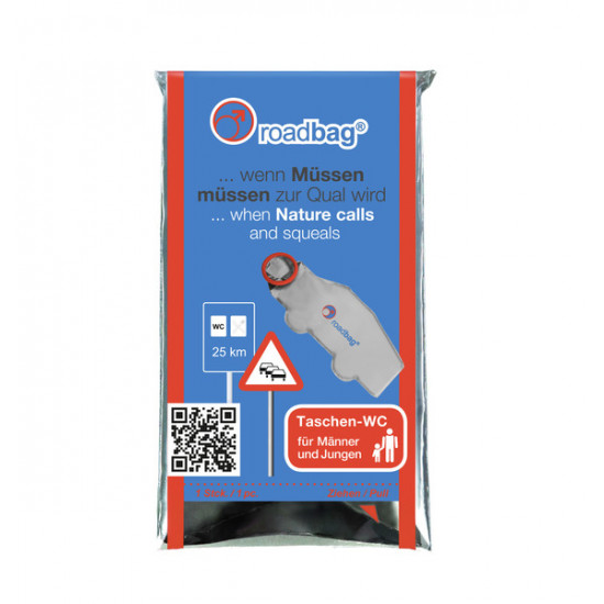 Roadbag - Pocket toilets for men and boys