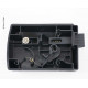 STS Kubus recessed handle lock for Zadi cylinder locks - Black