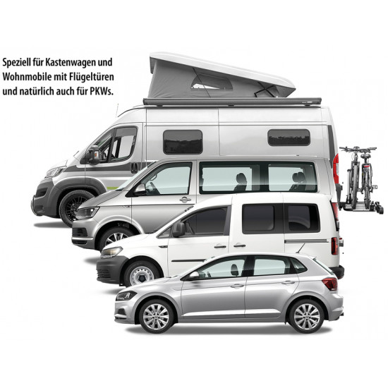 EUFAB SD 260 Wing Door Towbar Bike Carrier for 2 Bicycles