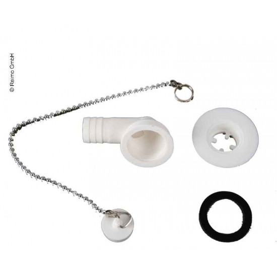 90° drain fitting for 3/4" hose - 10 pack