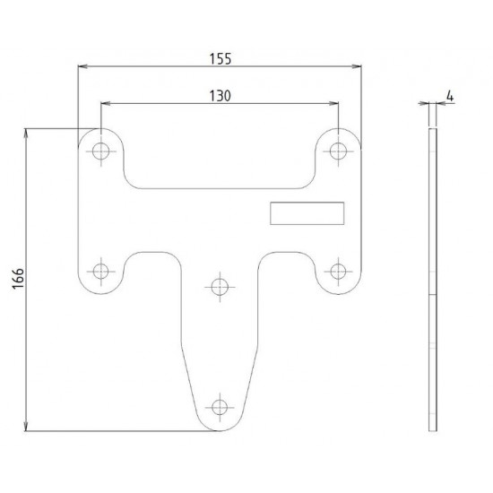 Handbrake adapter for Ford Custom and Tourneo from 2012 onwards