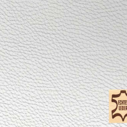 Automotive leather, white, whole hide, price per m²