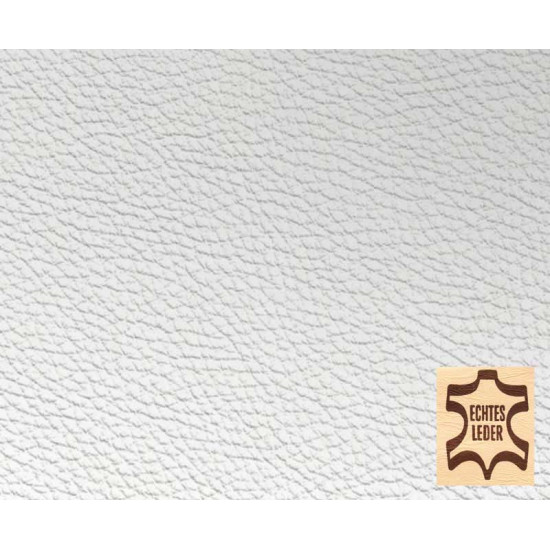 Automotive leather, white, whole hide, price per m²