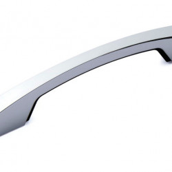 Chrome-plated metal cabinet handle