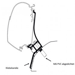 Ducato H2 315cm adapter