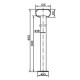 Support tube RSR 48-600mm