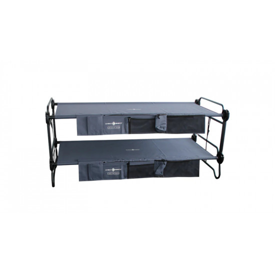 Disc-O-Bed L with side pockets - Anthracite