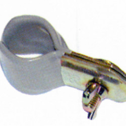 Rubber-coated pipe clamp 25-28mm, 2 pieces