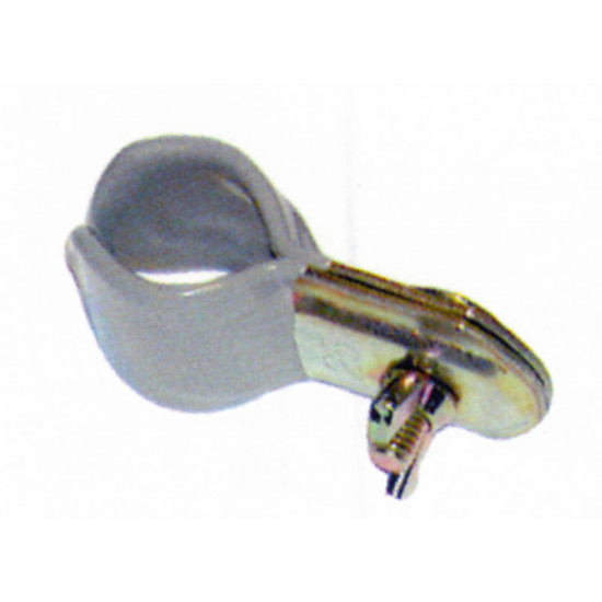 Rubber-coated pipe clamp 25-28mm, 2 pieces