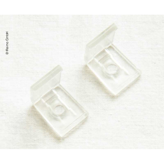 Carbest mounting clips for aluminum LED corner profiles - 2 pieces