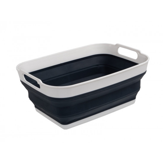 Foldable Wash Bowl - Grey / White