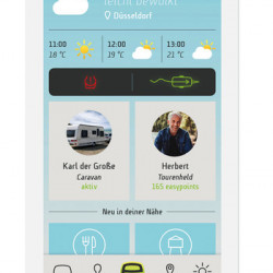 easydriver App myCaravaning - Control of Easydriver maneuvering systems via smartphone