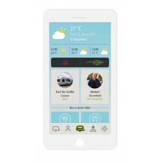 easydriver App myCaravaning - Control of Easydriver maneuvering systems via smartphone