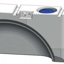 Drinking water tank for VW T5 / T6 - 65 l