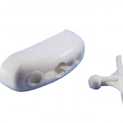 Plastic door stop (white)