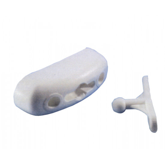 Plastic door stop (white)