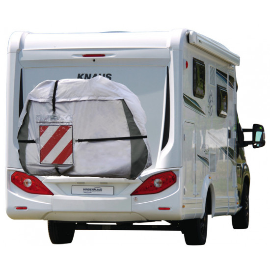 Bicycle protective cover for rear bike carrier