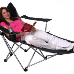 Snobby II - Folding chair with adjustable backrest and sleeping function