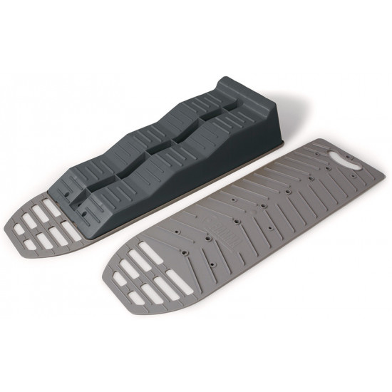 Ramp leveling plate