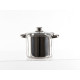 Camp4 stainless steel cookware set with glass lids - 6-piece