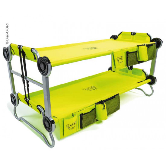 Kids-O-Bunk bunk bed, children's bunk bed, lime green, max. 91kg per bed