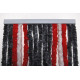 Fluffy curtain 100x200cm grey/white for awning or balcony doors