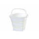 Foldable 8-liter trash can with motion sensor