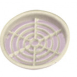 Furniture ventilation grille 60 mm - Round - Cream
