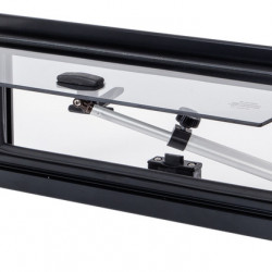 Aluminum casement window 460x160 mm