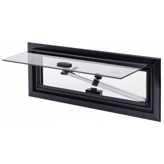 Aluminum casement window 460x160 mm