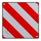 Aluminum reversible warning sign for Italy and Spain