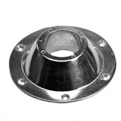 Screw-on rosette for table column