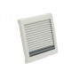 Roof hatch with mosquito net 280 x 280 mm - frosted glass - beige inner frame