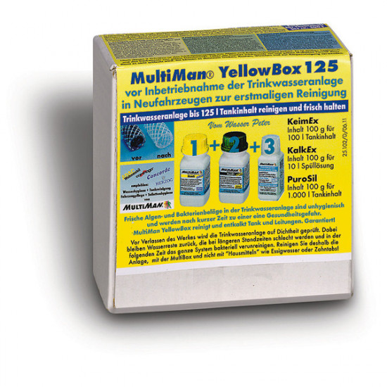 MultiMan YellowBox 125 Water Commissioning Box