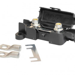 Fuse holder 50A/12V with 2 fuses/cable lugs