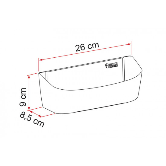 Pocket Plus Storage M - cream white