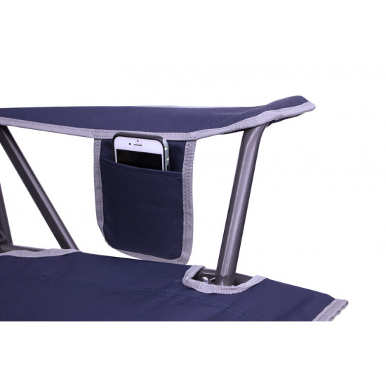 Comfort Pro Rocker camping chair - indigo blue