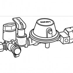 Regulator system - 50 mbar
