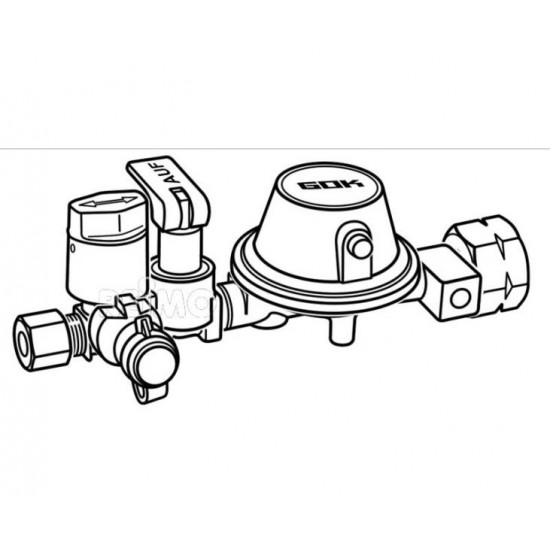 Regulator system - 50 mbar