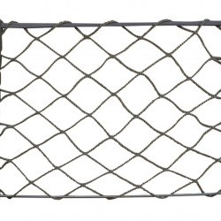 Storage net 31.5x21.5cm dark grey