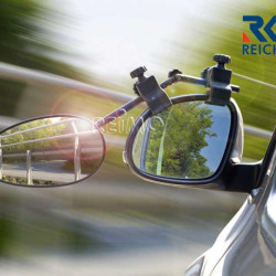 Speed Fix clip-on mirrors with convex glass, set of 2