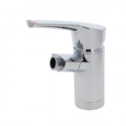 Automatic single-lever shower mixer, COMO KOMPAKT chrome, height 14 cm, shower connection 1/2", NFL 350 mm 8/10 mm