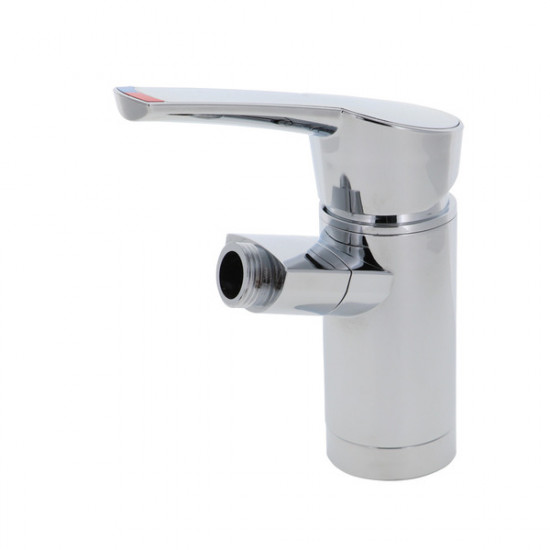 Automatic single-lever shower mixer, COMO KOMPAKT chrome, height 14 cm, shower connection 1/2", NFL 350 mm 8/10 mm