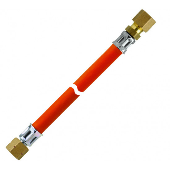 Marine gas hose 40 cm - 8 mm pipe fitting