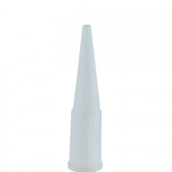 Standard transparent nozzle with embossing
