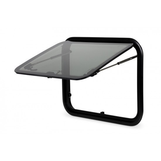 W628 x H477mm RW Fusion Curved Acrylic Glass Safety Glass Awning Window